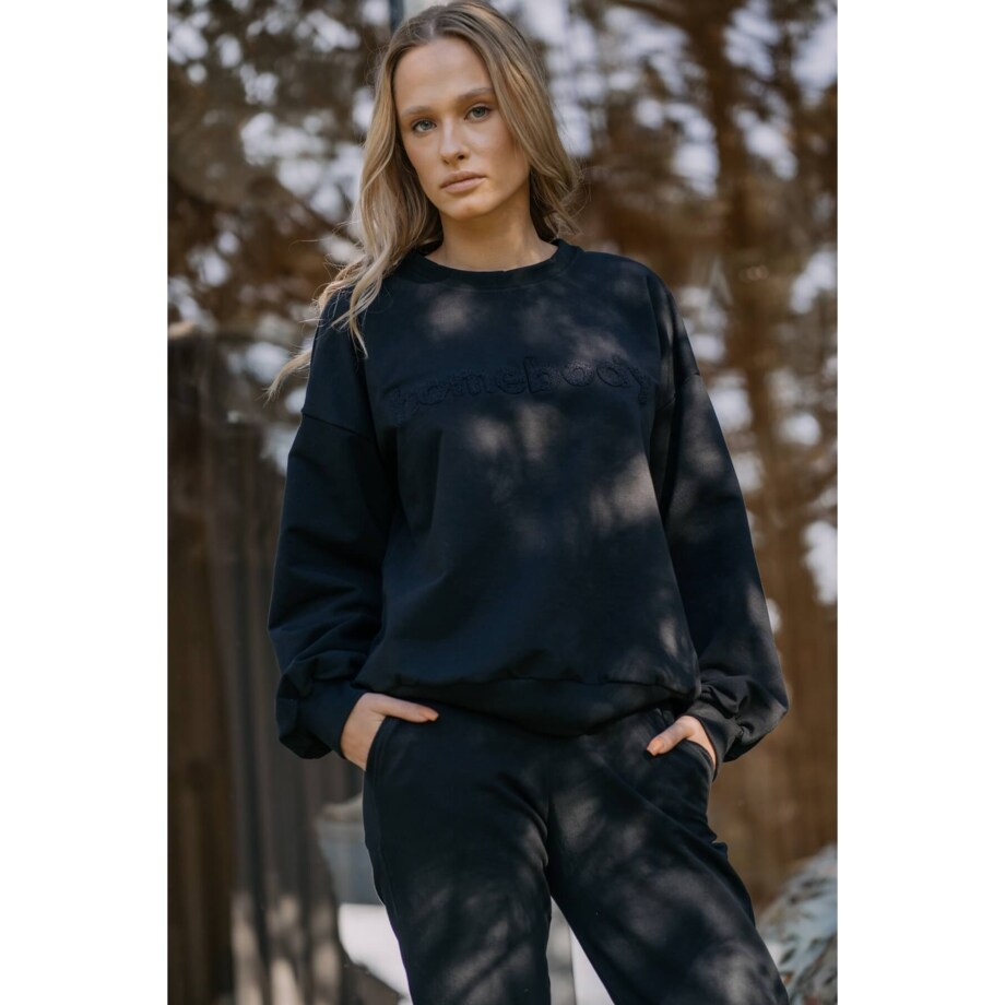 Spodnie typu jogger czarne S