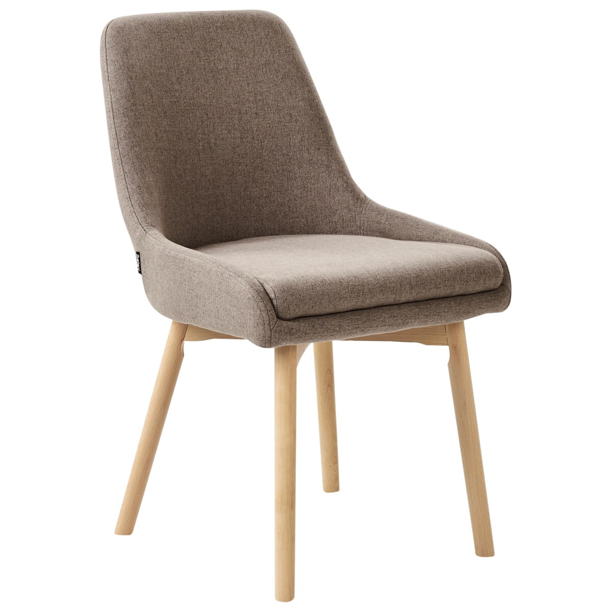 Zestaw 2 krzeseł do jadalni MELFORT Brązowy