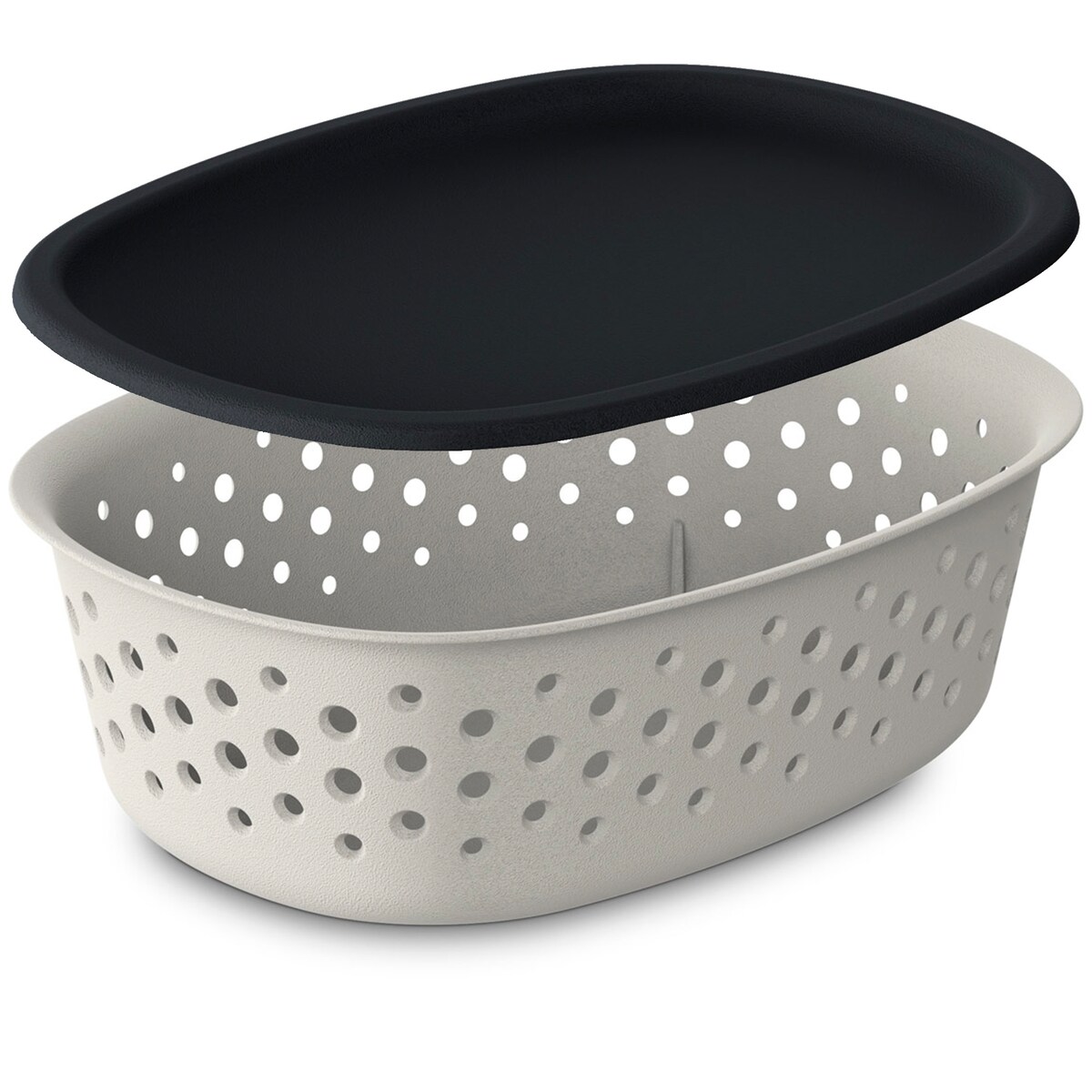 Pojemnik Plastikowy Ażurowy Pudełko Plastikowe Zamykany Z Pokrywką Pudło Box Do Przechowywania Na Zabawki Dokumenty 0,8 L