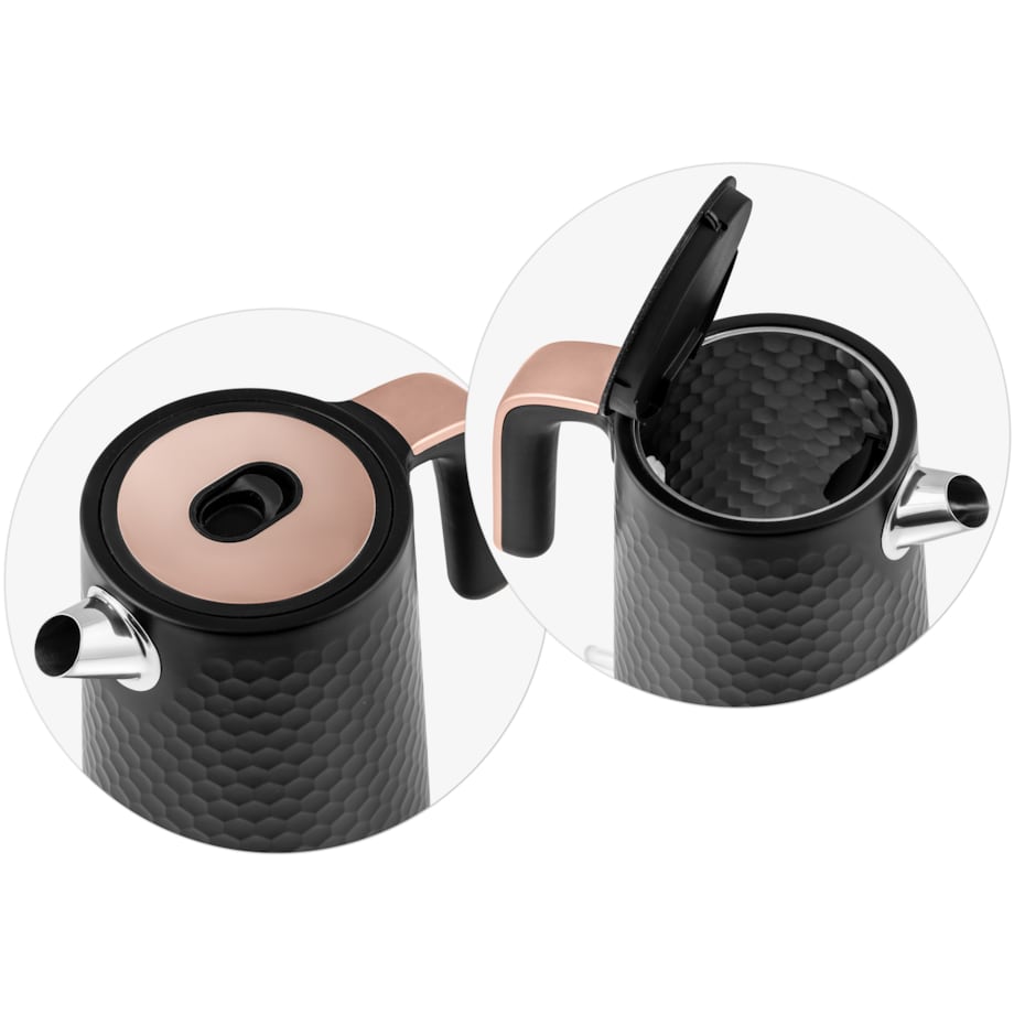 Czajnik elektryczny 1,7l czarno-miedziany Berdsen