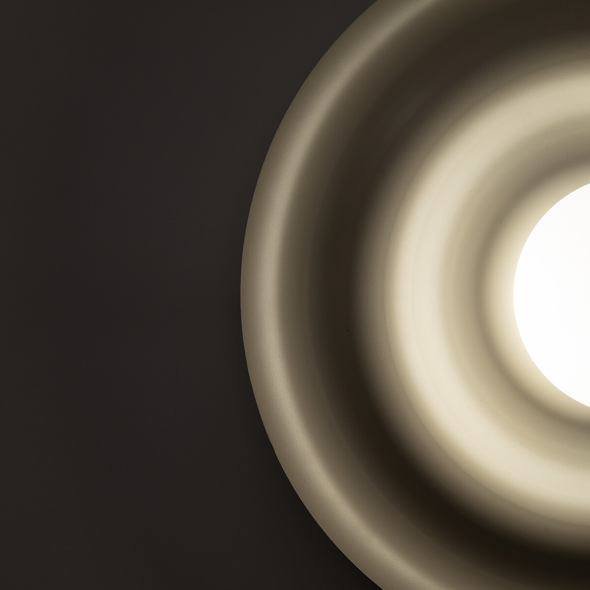 Kinkiet Tk Lighting Onda Kaszmirowy Beż M Falowany Okręgi Klosz 1Xg9