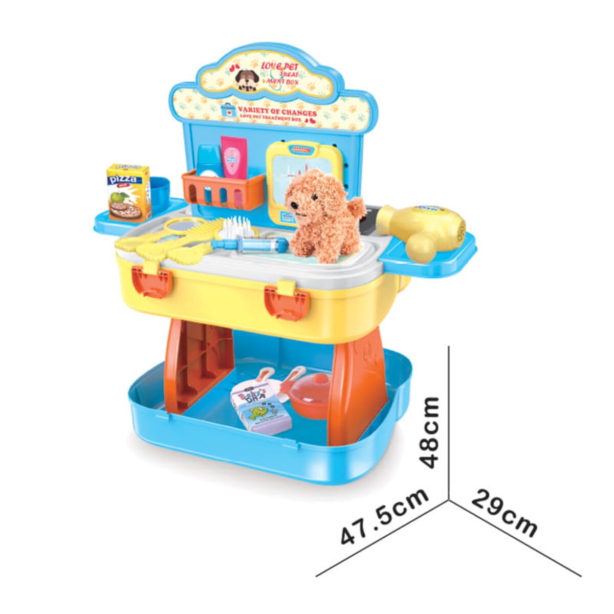 Kuchnia i salon SPA dla zwierząt - zabawa dla dzieci