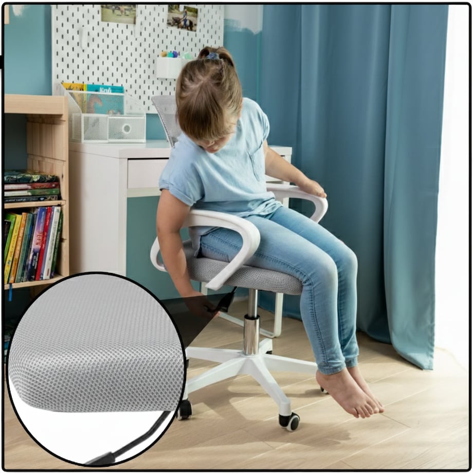 Krzesło biurowe fotel obrotowy Z30 regulowany ergonomiczny młodzieżowy