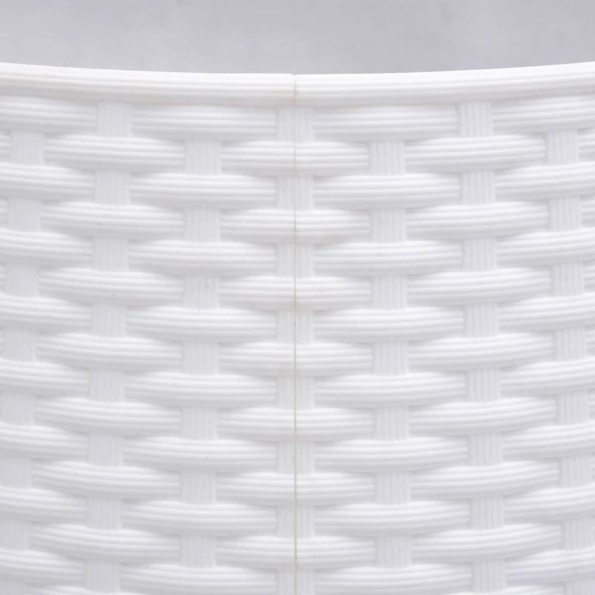 vidaXL Osłona pod choinkę, biała, Ø56x23 cm, plastikowa