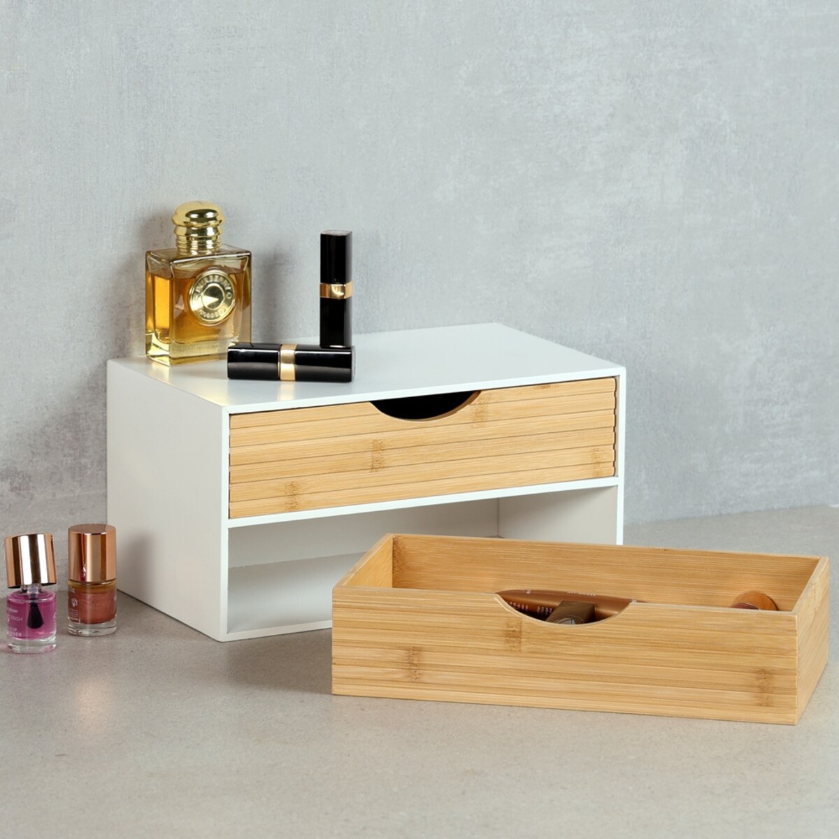 Organizer na biurko KESPER, 2 szuflady, 27 x 16 x 14 cm