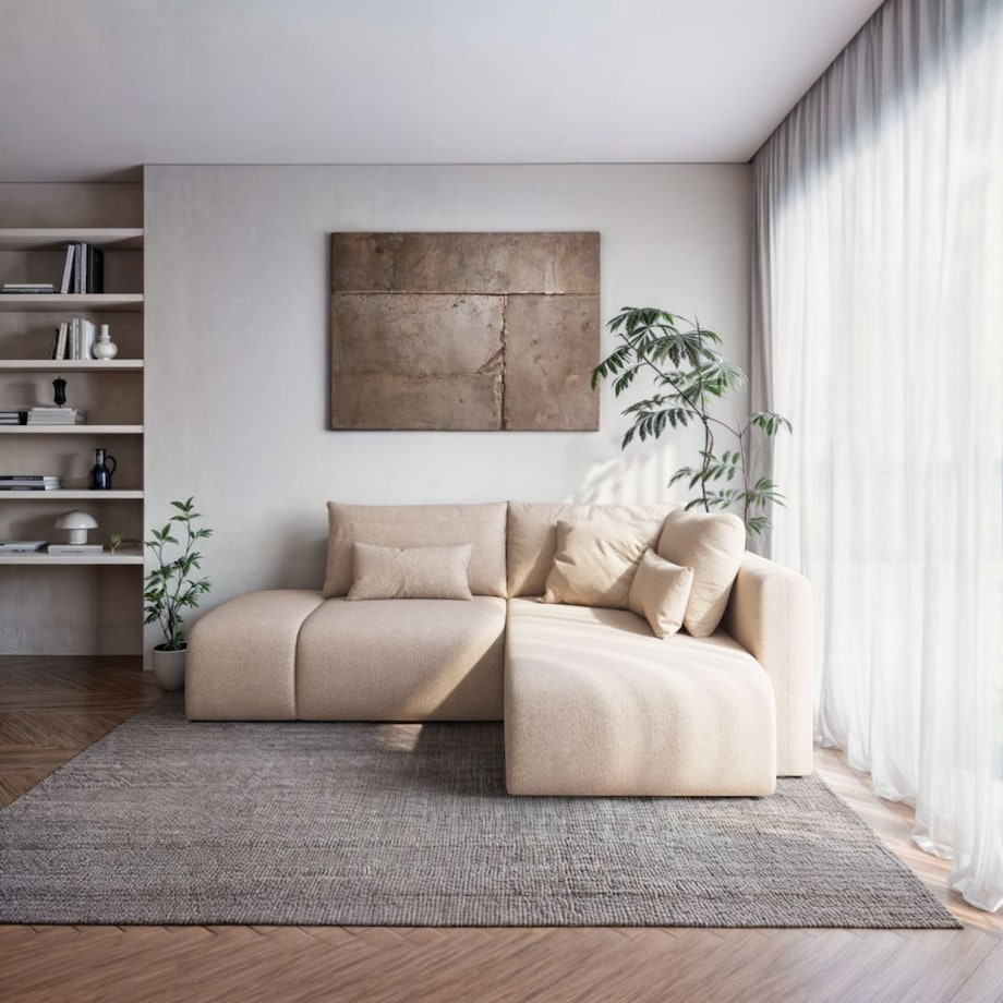 Lumine Sofa narożna - beżowa