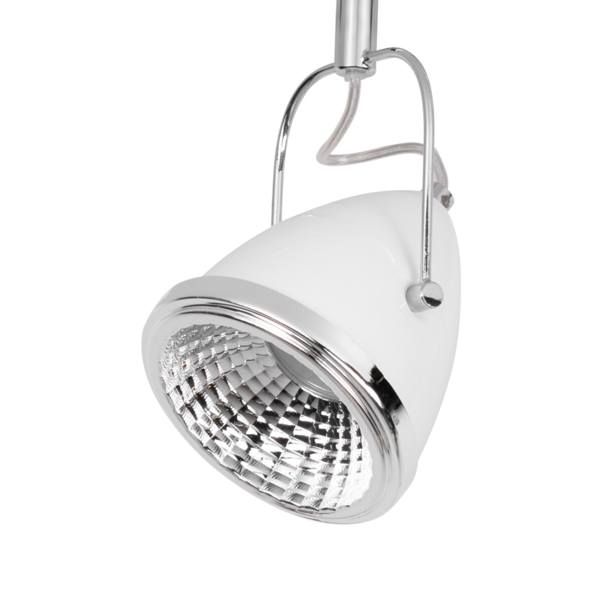 Lampa Sufitowa BRITOP Lighting 3xGU10 LED 6W Biały z Akcentem Chromu w Klasycznym Stylu, Polski Producent, 1 szt.