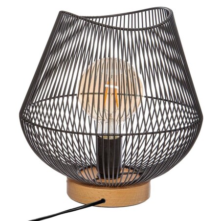 Lampa stołowa JENA w stylu loft, 28 cm