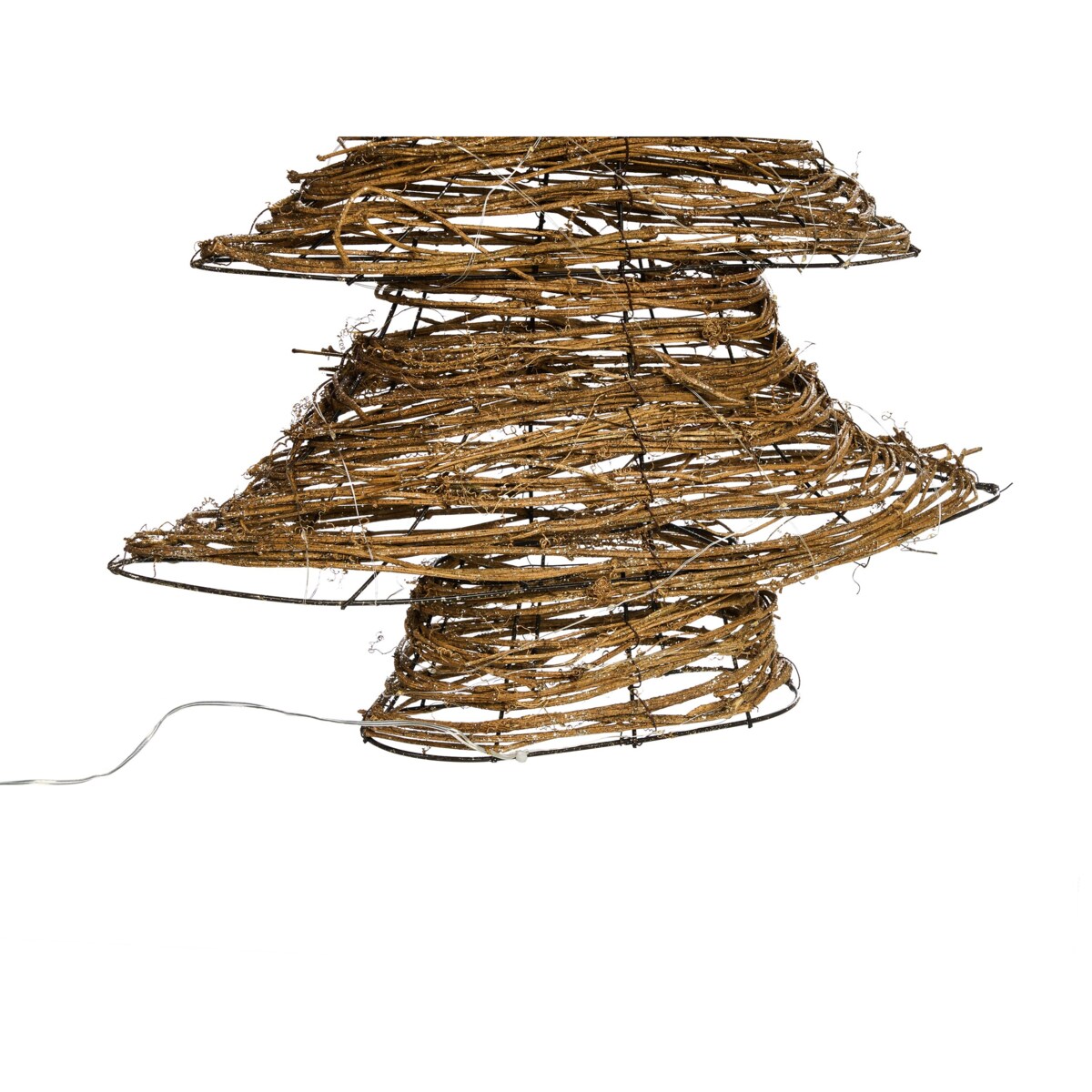 Dekoracja świąteczna LED FURESO Choinka 60 cm Naturalny