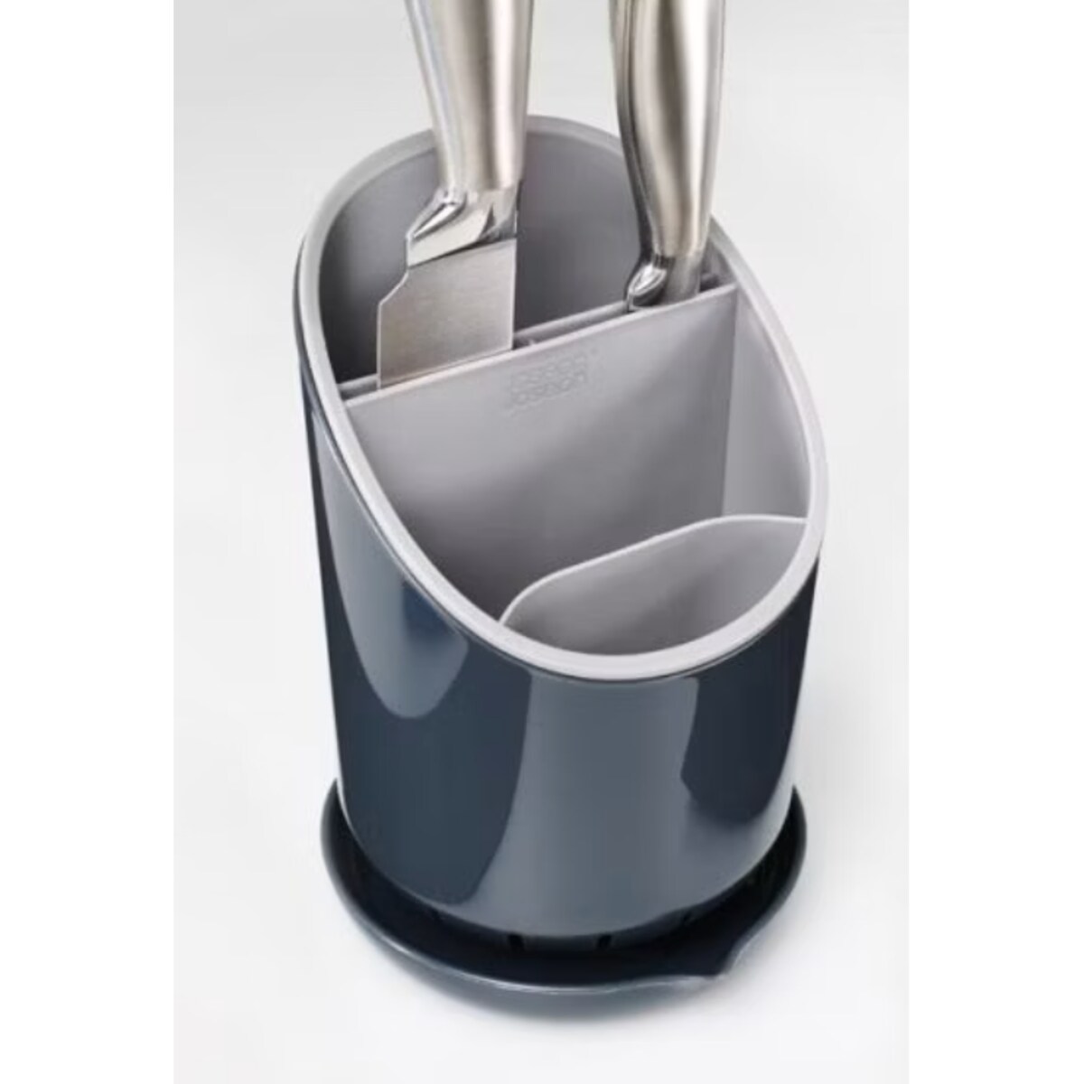 Ociekacz na sztućce szary Dock, 18.5 cm, Joseph Joseph