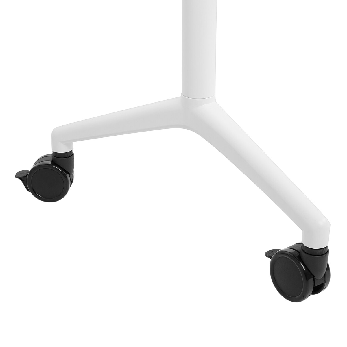 Składane biurko BENDI Biały 160 cm 60 cm z kółkami