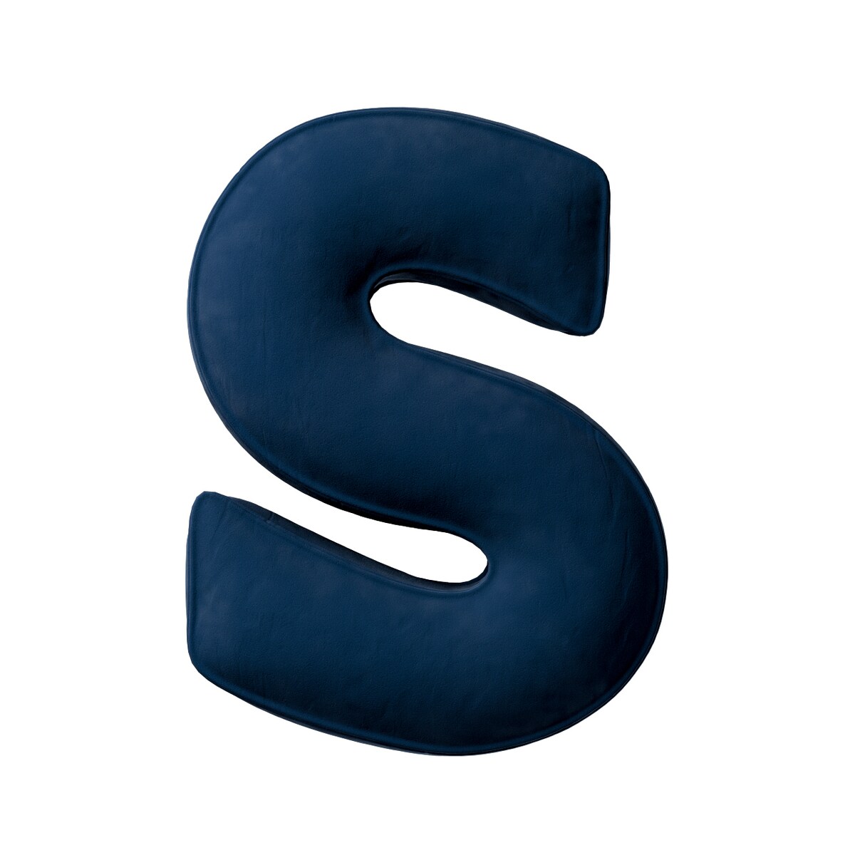 Poduszka literka S, granat, 35x40cm, Posh Velvet