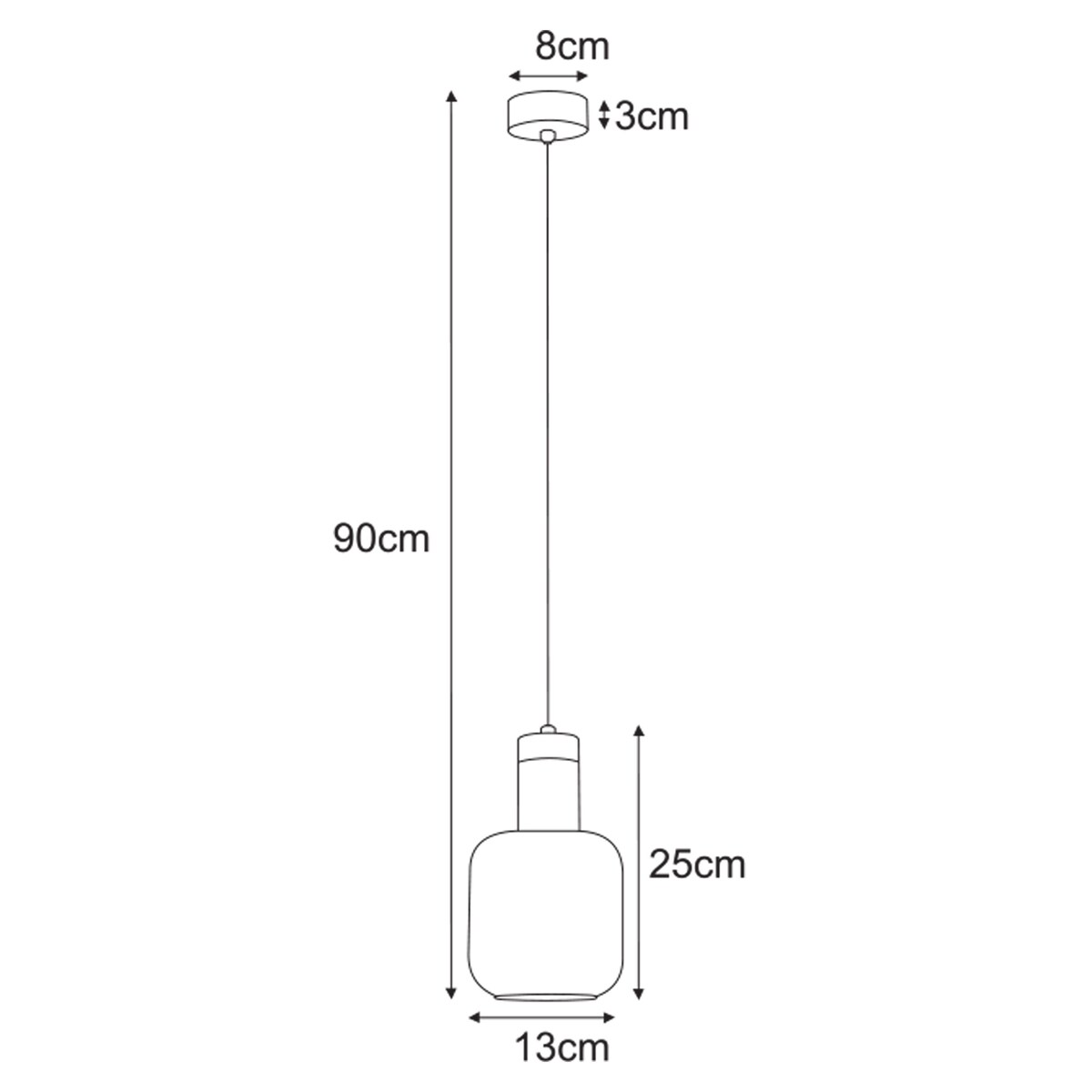 Lampa wisząca K-5260 z serii DENIS