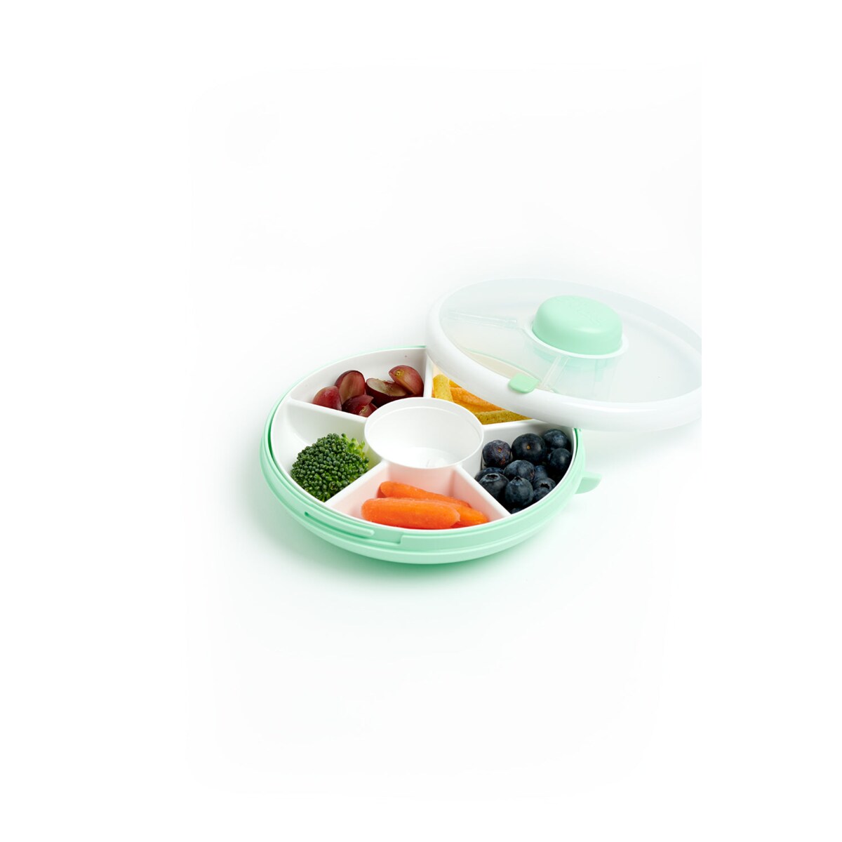 GOBE SNACK SPINNER pojemnik na przekąski, Mint Green