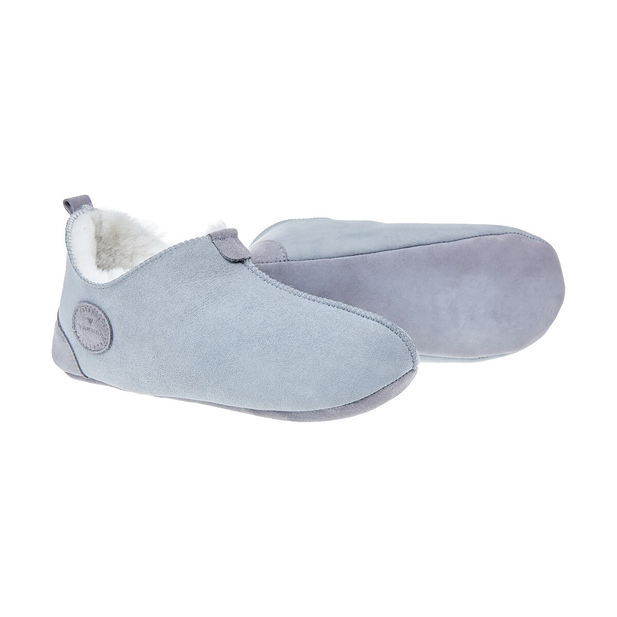 KAPCIE DAMSKIE OXFORD POPIELATO-BIAŁE 41