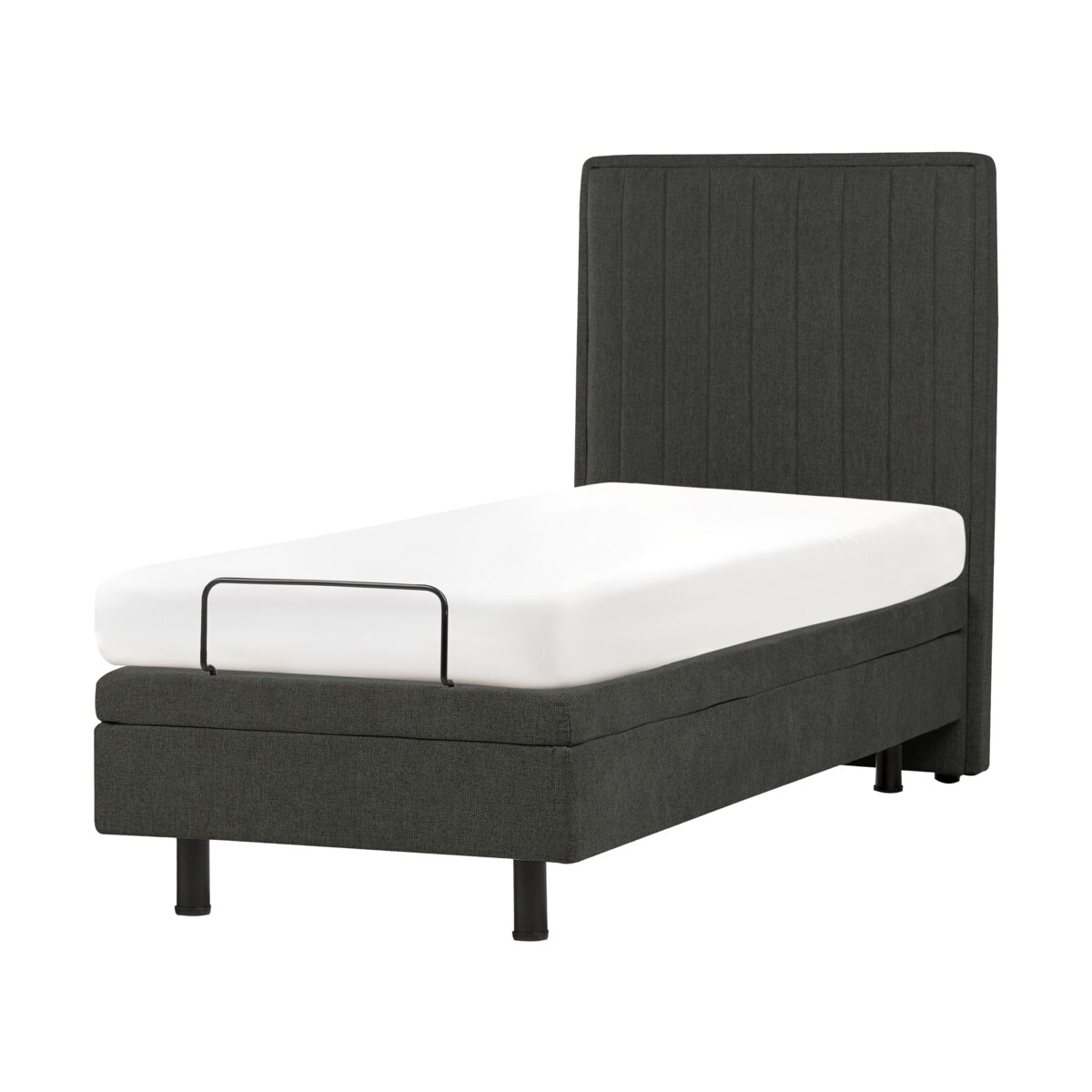 Łóżko regulowane DUKE II 80 x 200 cm Ciemnoszary