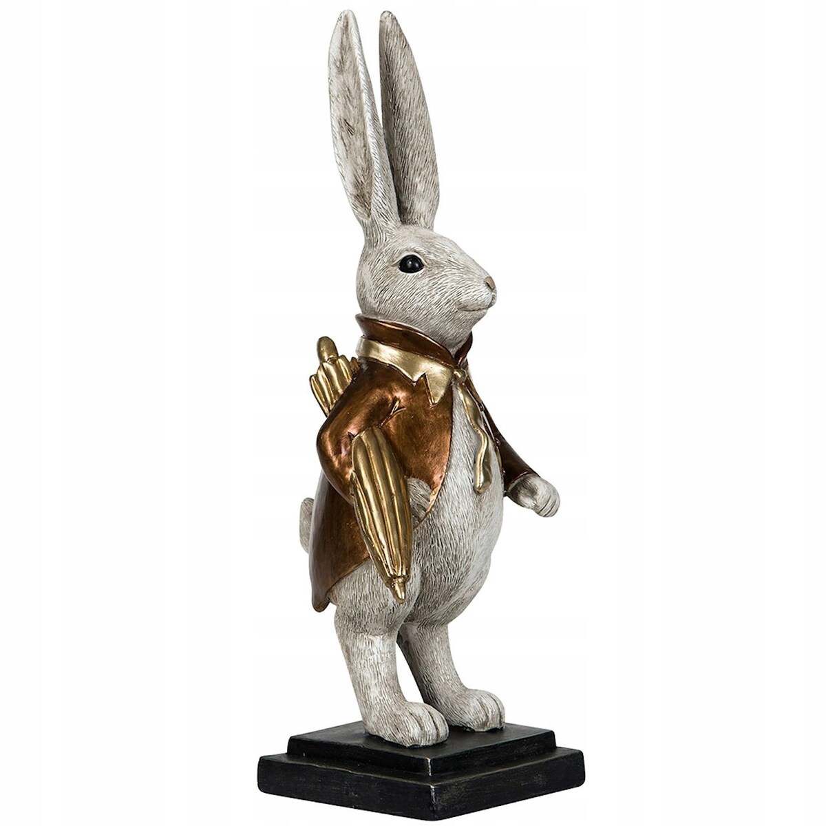 ZAJĄC WIELKANOCNY FIGURKA KRÓLIK ZAJĄCZEK RETRO WE FRAKU DEKORACYJNA 40cm