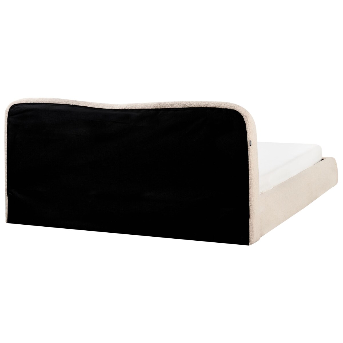 Łóżko z pojemnikiem Boucle BLAGNAC 180 x 200 cm Jasnobeżowy