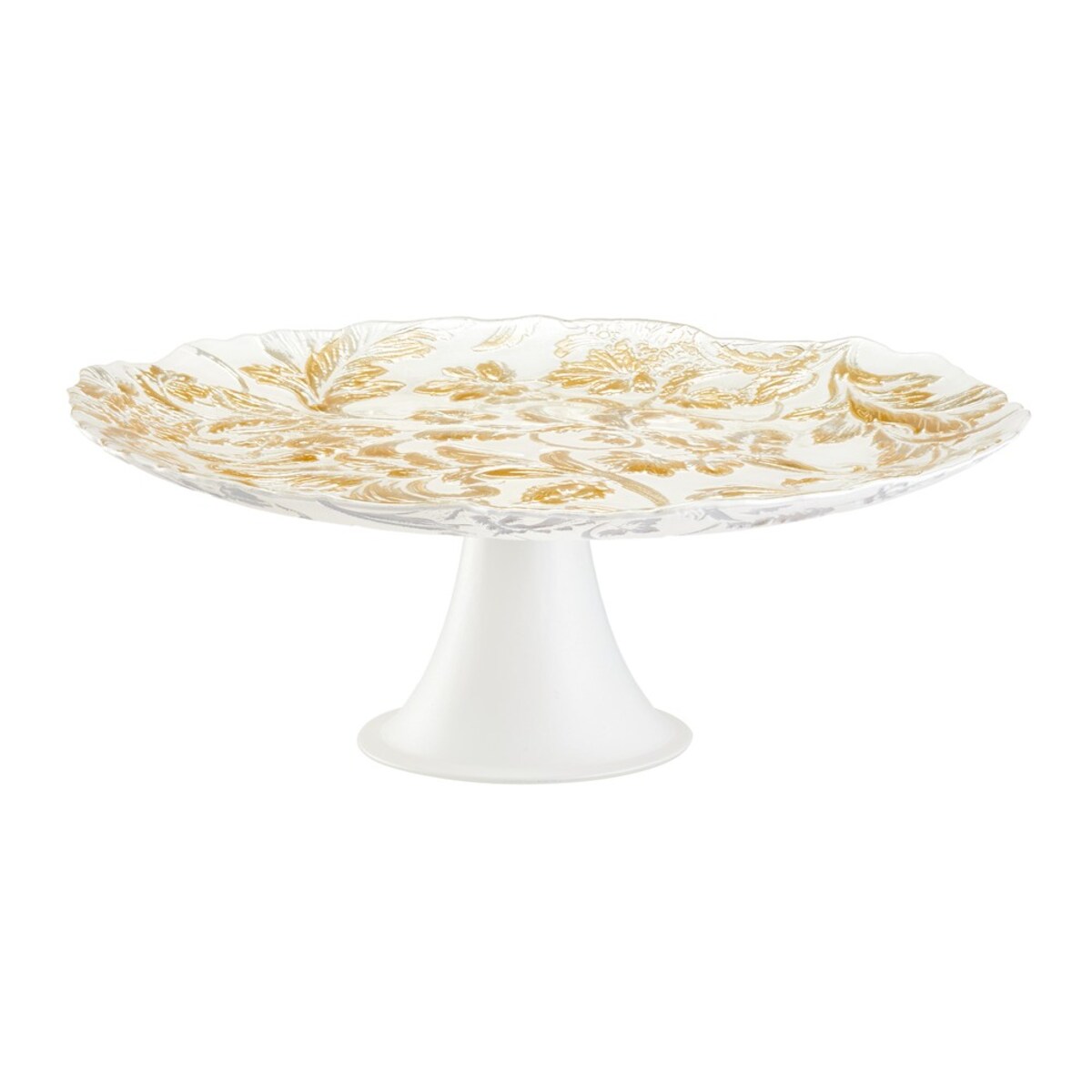 VILLA ITALIA Patera na ciasto szklana 28 cm FLORALIS