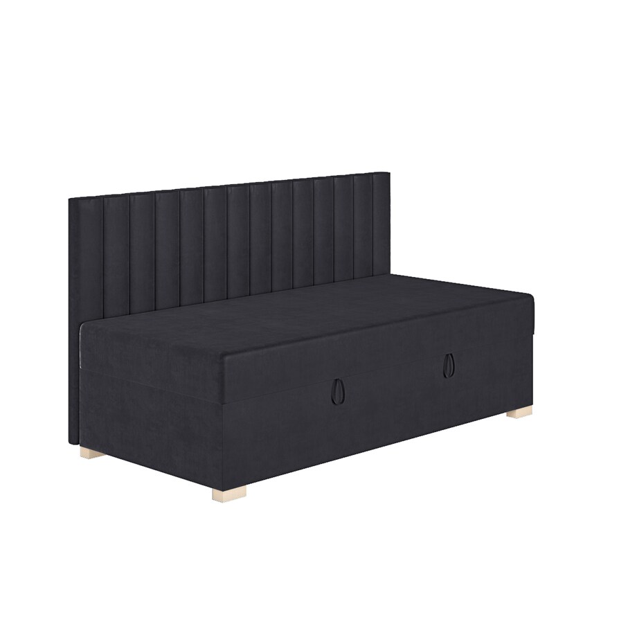 Mesonica Łóżko Chill, linie granatowe, 90x200