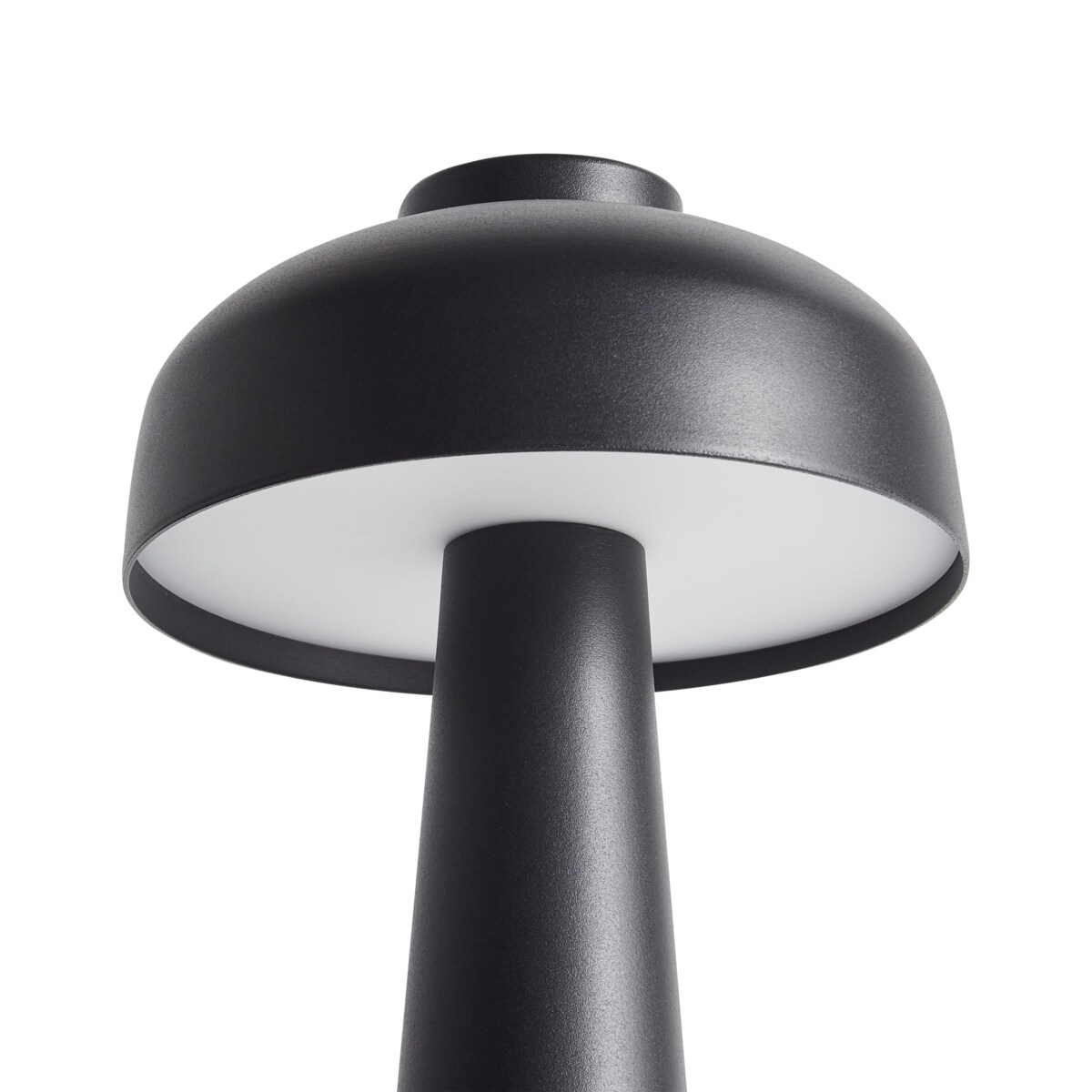 Bezprzewodowa lampa stołowa LED AGUSAN Ze ściemniaczem Metal Czarny