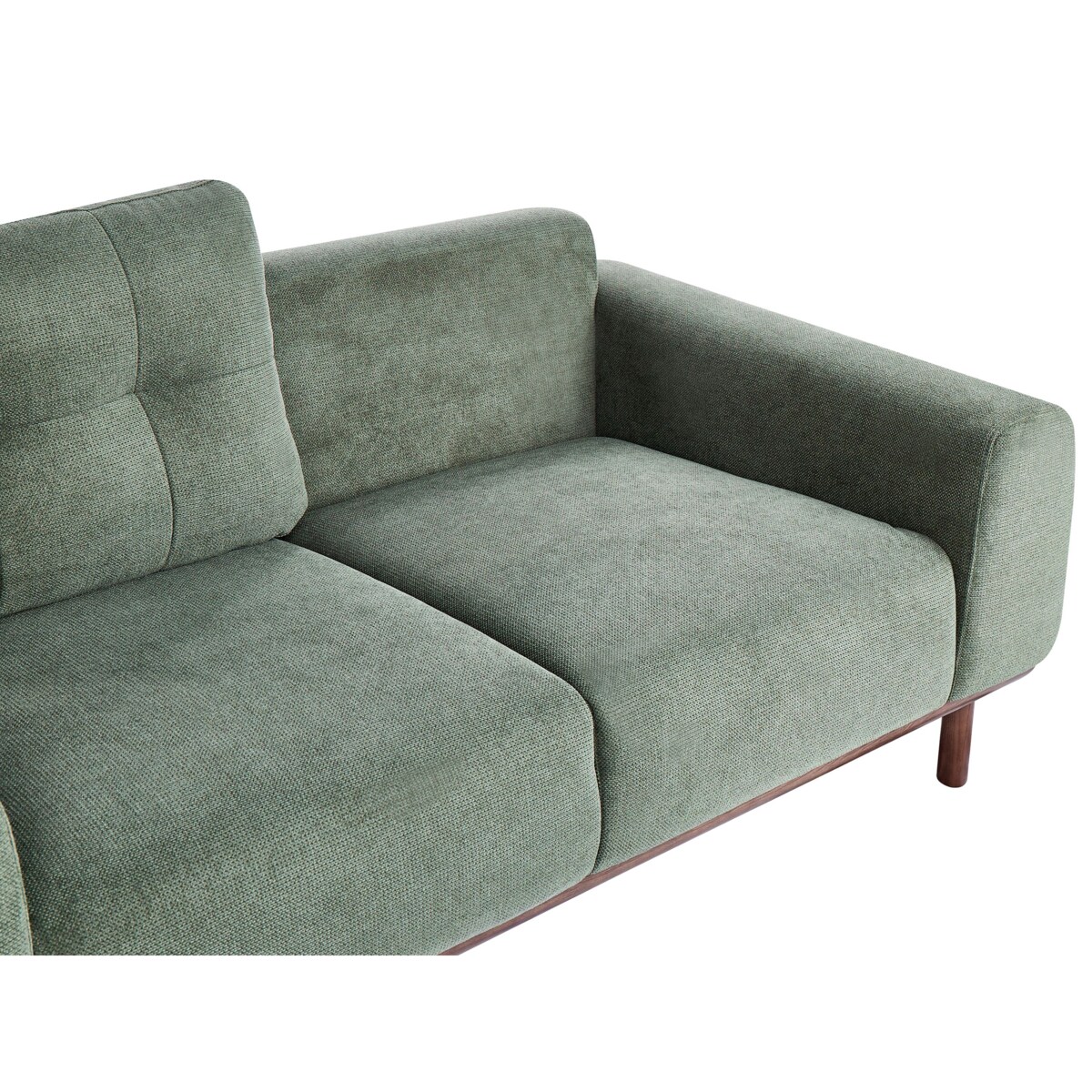 Sofa 2-osobowa zielona LAURILA