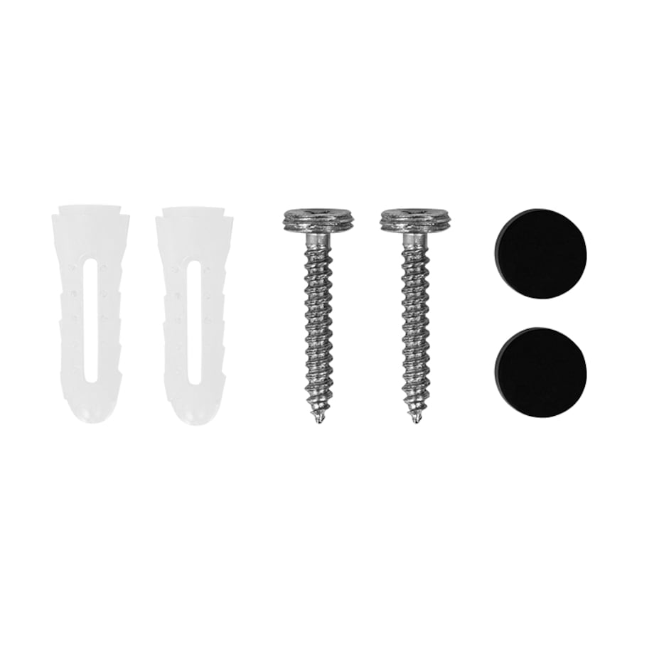 Wieszak ścienny do przedpokoju na ubrania akcesoria czarny haczyki