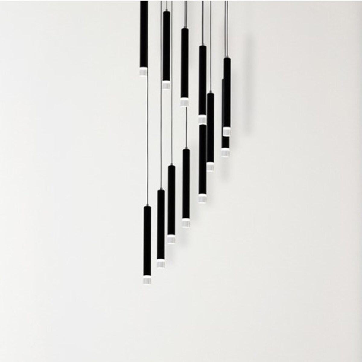 Wisząca LAMPA industrialna CARBON ML6161 Milagro metalowa OPRAWA kaskada LED 12W 4000K ZWIS loftowy czarny