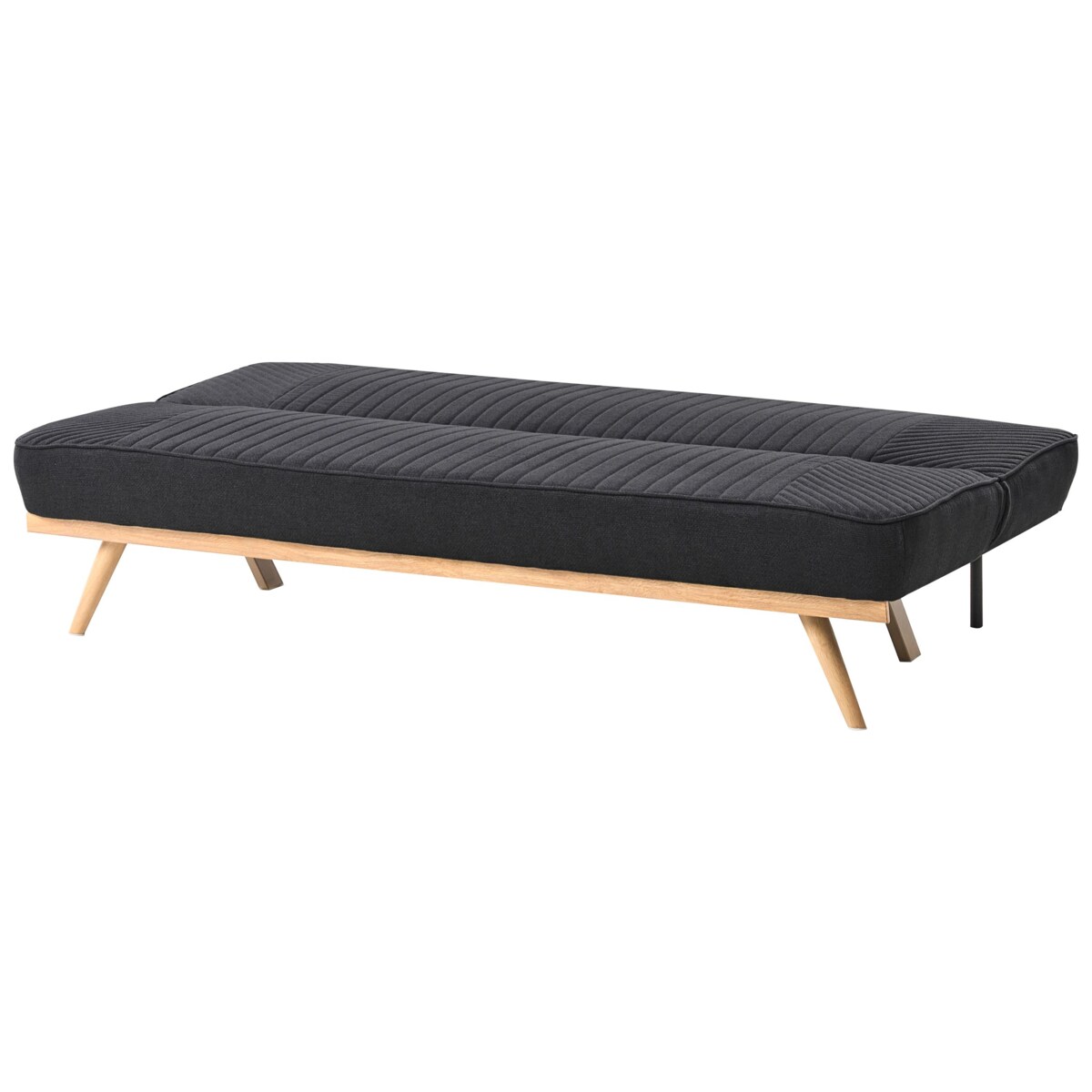 Sofa rozkładana dla 2 osób KALFAFEL Czarny