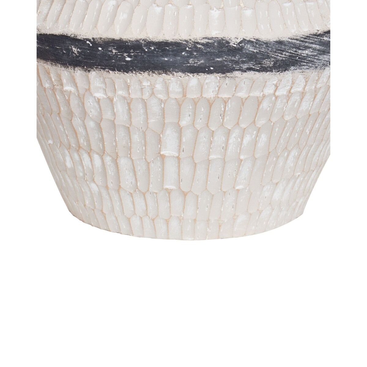 Wazon na kwiaty ARUNCUS Tlenek magnezu 30 cm Beżowy