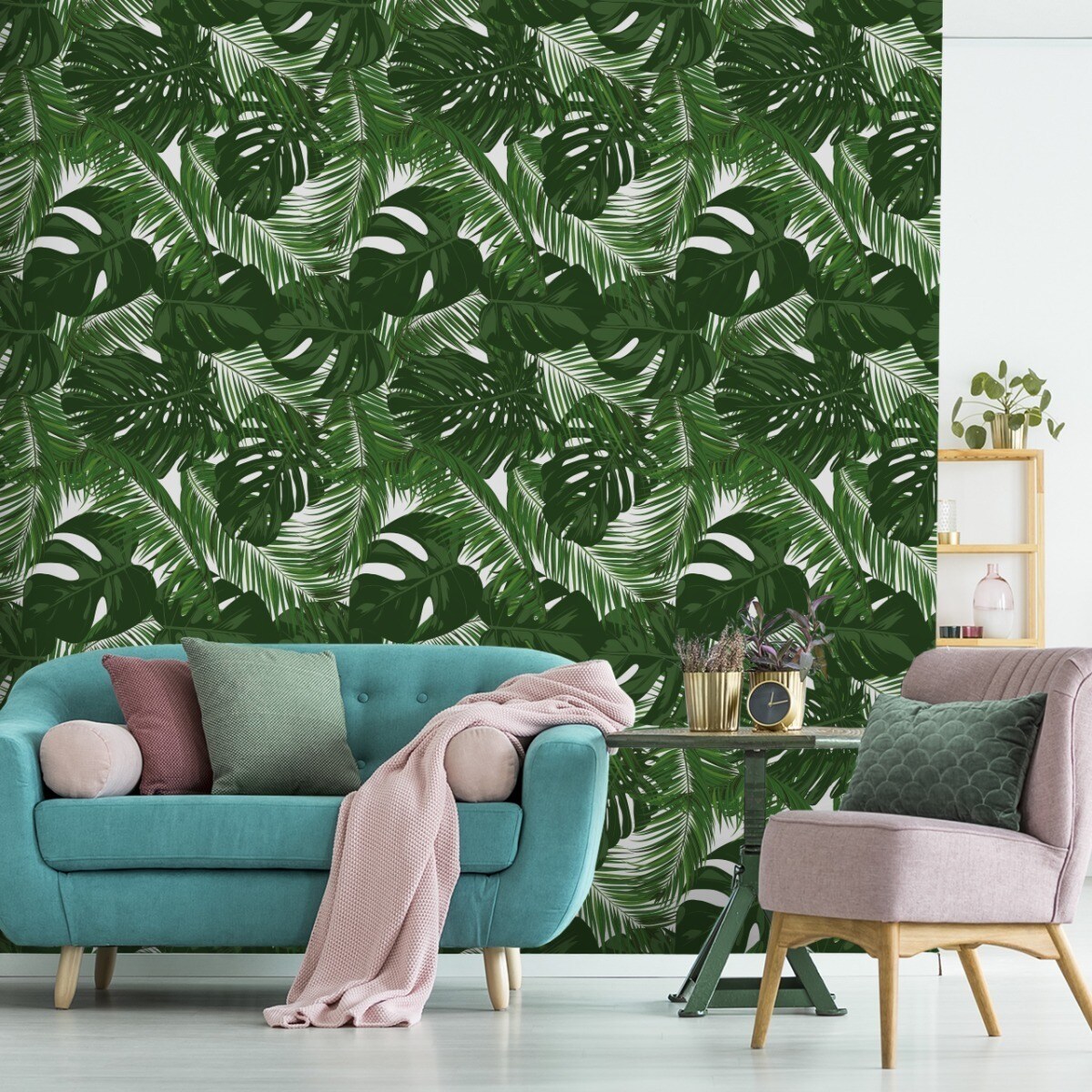 Tapeta Egzotyczne LIŚCIE Tropikalne Rośliny