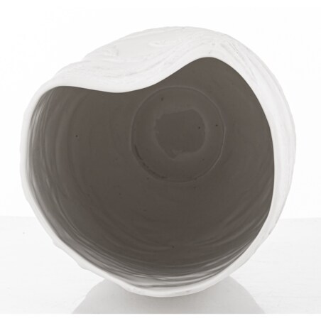 Wazon porcelanowy 36x19x16 cm MELINDA biała