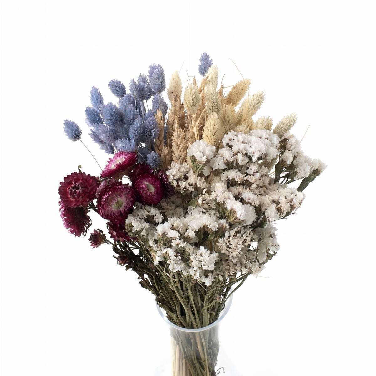 Zestaw suszonych kwiatów Cielo - suszone kwiaty do wazonu