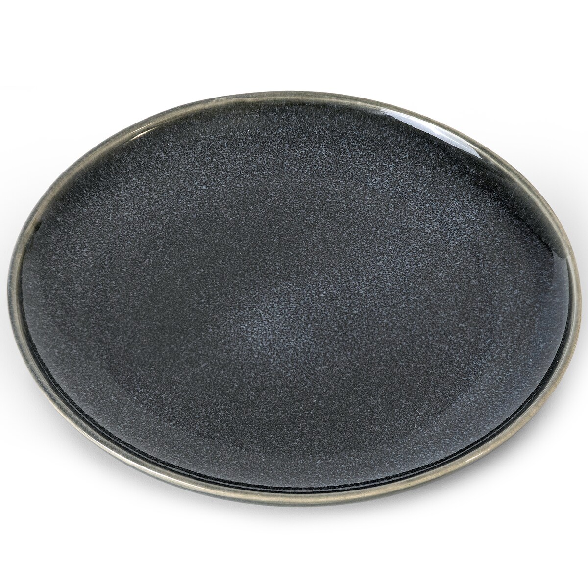 EDA Zestaw obiadowy 6 os. (18 el.), niebieski/szary/beżowy