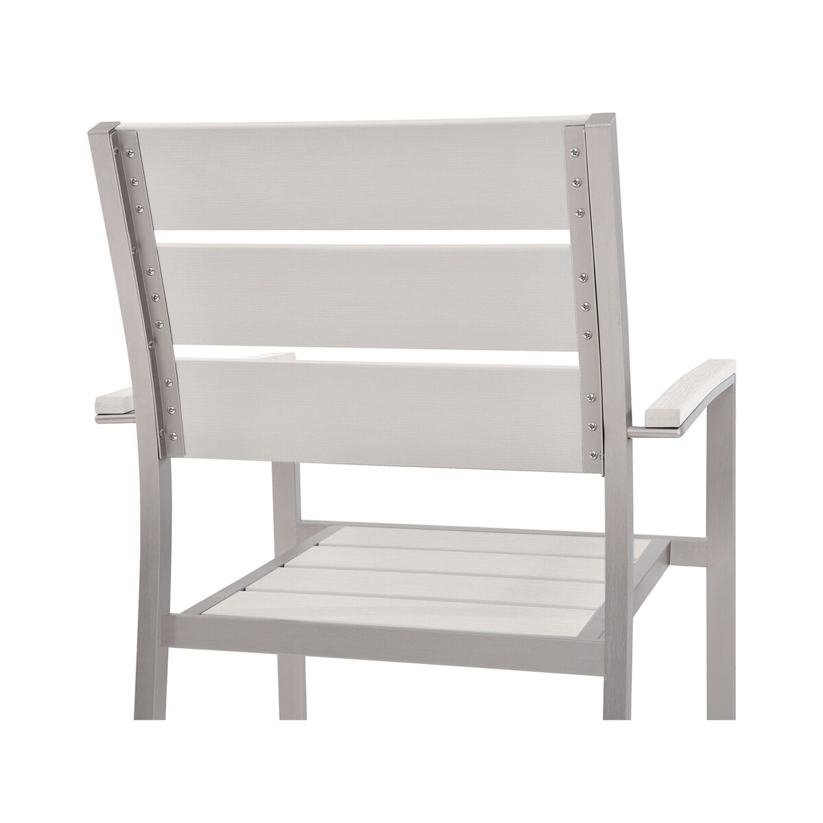 Zestaw ogrodowy stół i 6 krzeseł biały VERNIO