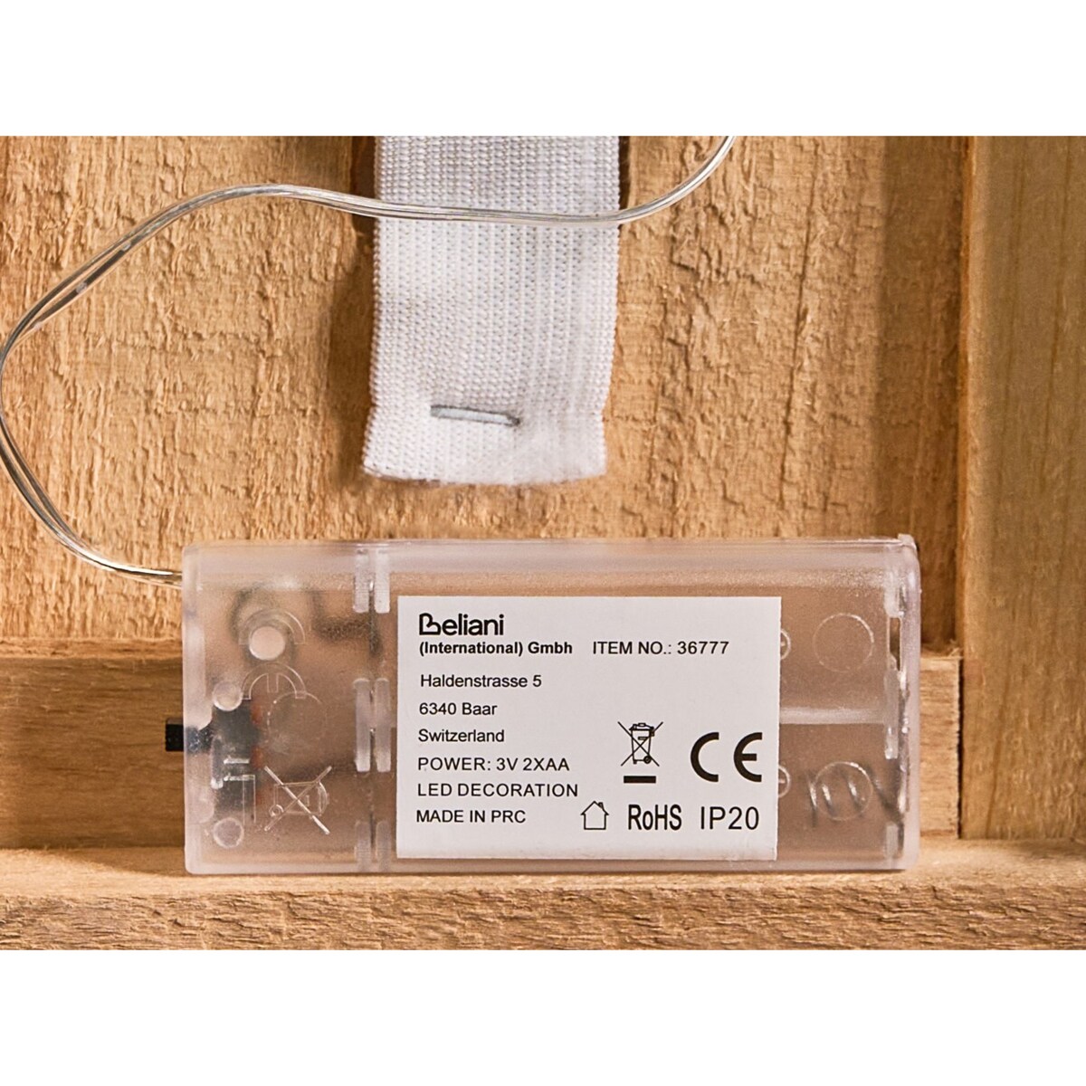 Dekoracja świąteczna LED LENTIRA Latarnia 80 cm Jasnobrązowy