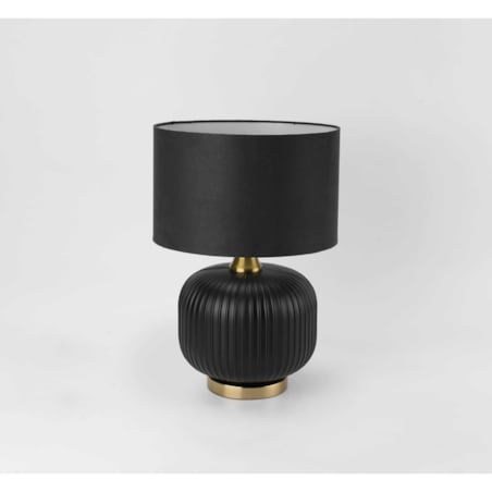 Nocna lampa stojąca Tamiza LP-1515/1T small czarna złota