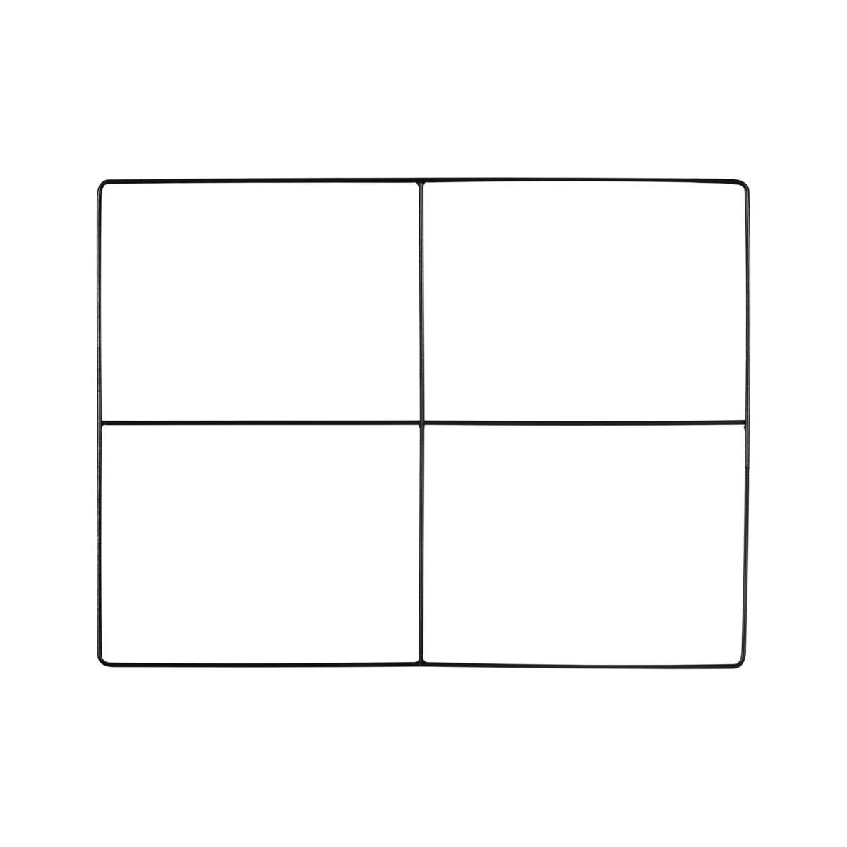 Kosz metalowy z bambusową pokrywą czarny MIRISSA