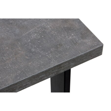 KONSIMO CETO Stół w industrialnym stylu matowy szary