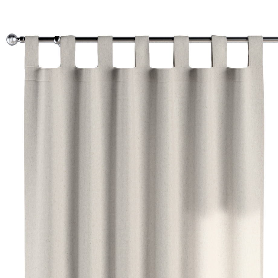 Zasłona na szelkach 1 szt. 130x245 melanż szaro-beżowy