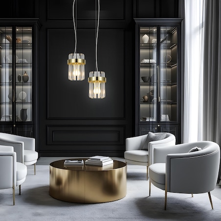 Lampa sufitowa wisząca Light Prestige Vetro transparentny 1 x E14 1 szt.