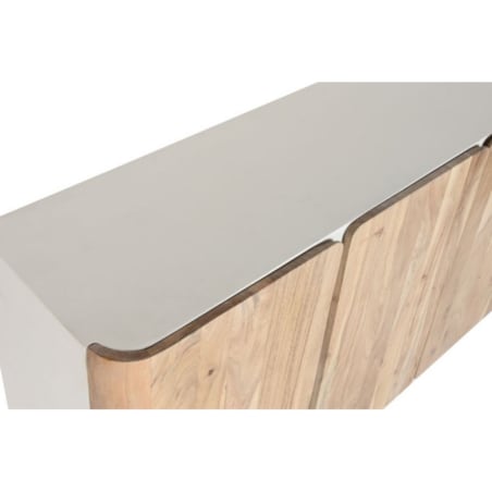 Komoda z drewna mango i akacji 80x170x40 cm AKASJA