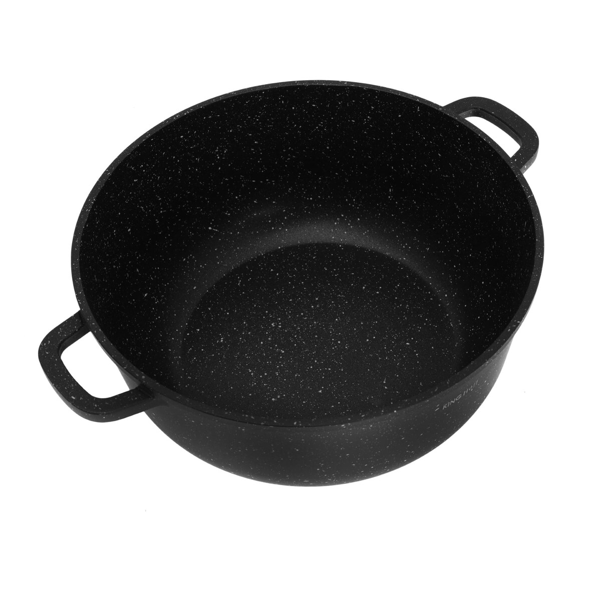 Garnek z powłoką marmurową 6.5L 28cm indukcja gaz KINGHOFF