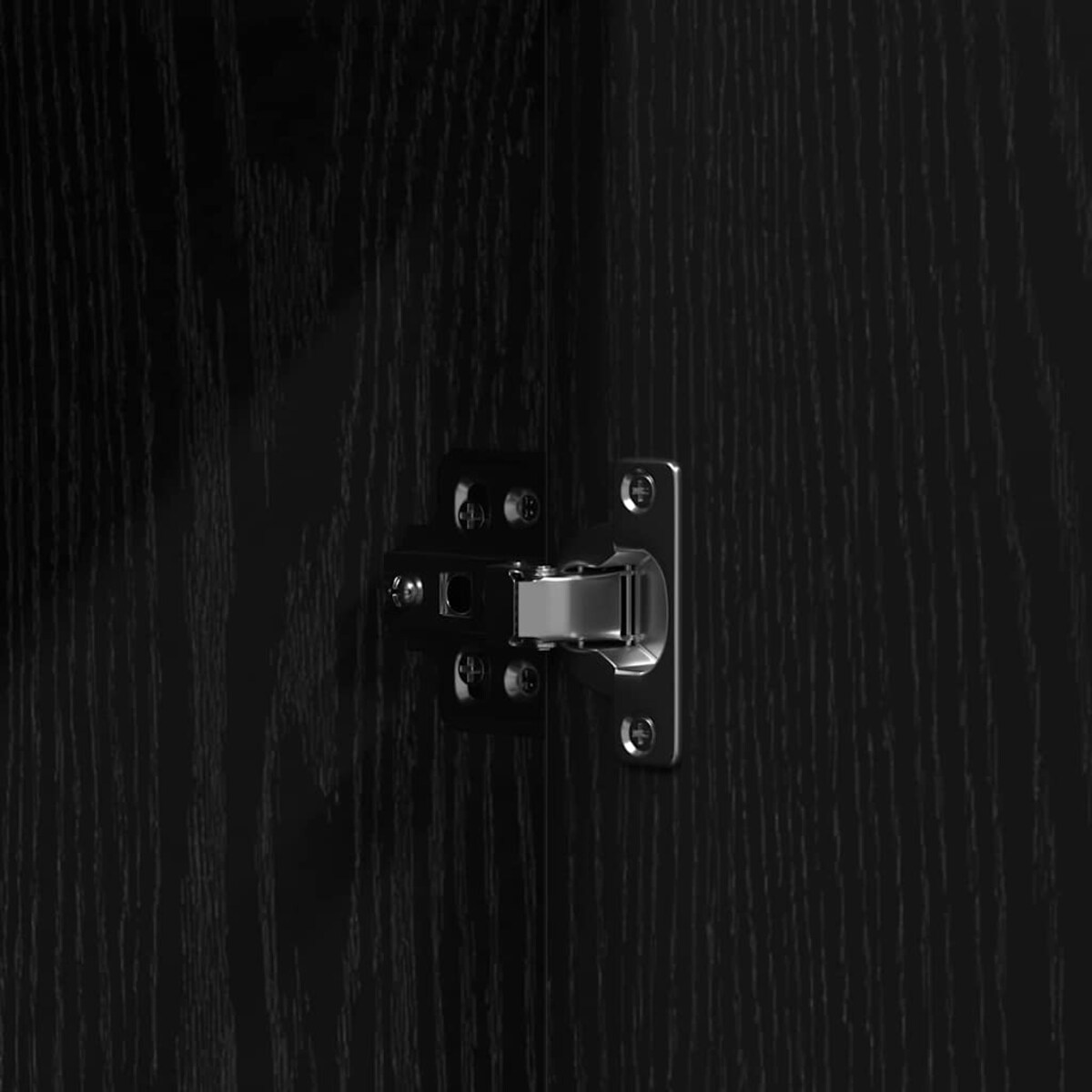 vidaXL Toaletka Czarny 102 x 33 x 135 cm Materiał drewnopochodny