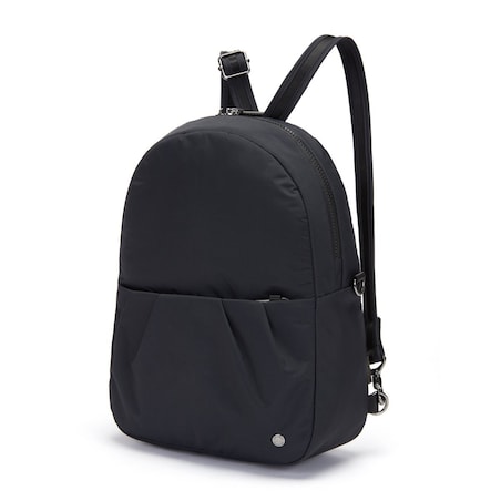 Torebka i plecak 2w1 damskie antykradzieżowe Pacsafe Citysafe CX - czarne, z econylu