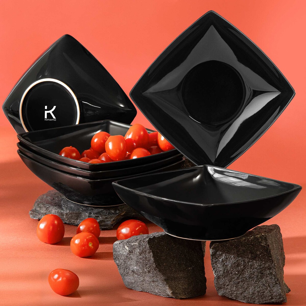 Konsimo EPIRI Talerz głęboki 6szt.