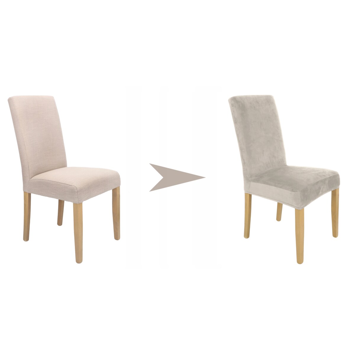 POKROWIEC NA KRZESŁO CHŁODNY BEŻ WELUR ELASTYCZNY [21WE]