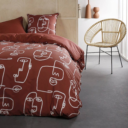 Pościel bawełniana Geometry, dwustronna, 220 x 240 cm