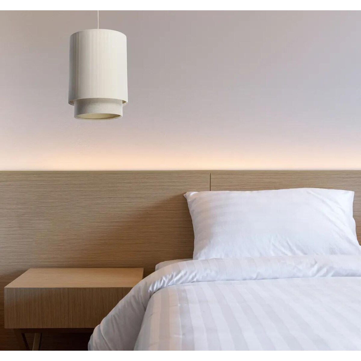 Lampa wisząca DUO LAMI LINE 25 kremowa