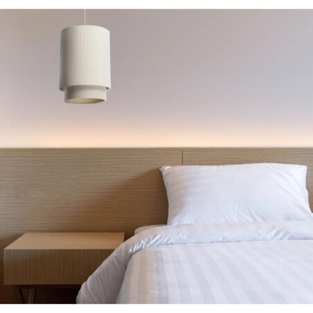 Lampa wisząca DUO LAMI LINE 25 kremowa